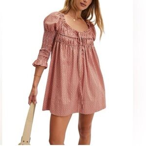 Free People Pink Mini Dress